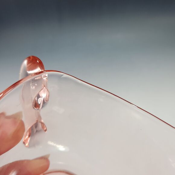 VTG Cambridge Glass Pink Creamer & Open Sugar Set #138 Elegant Era 1927 - USA - Picture 10 of 10